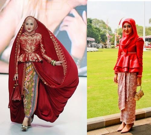  Model  Baju  Songket  Muslim bertinandasari